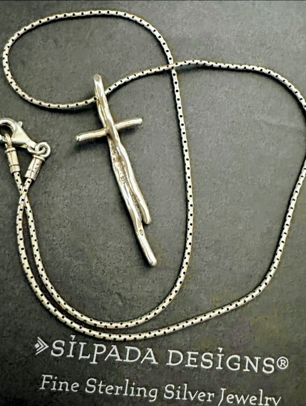 Silpada Silver Cross Necklace